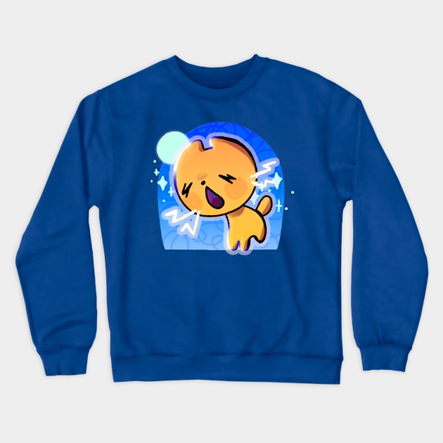 Sleepy Kitty Crewneck Sweatshirt by Kenners